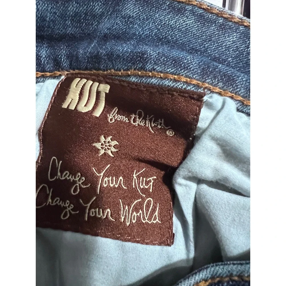 Kut from the Kloth Womens‎ 12P Medium Wash Skinny Jeans KP164PH3SSF Petite Blue